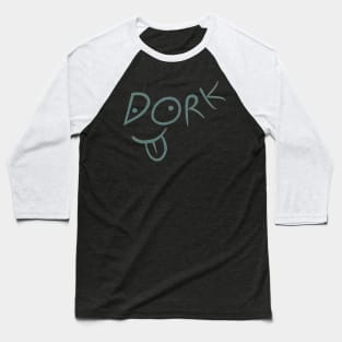 Dork Grid Smile Baseball T-Shirt